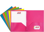 JAM PAPER Plastic Color POP Folders by JAMPaper