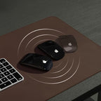 POUT TekDec Mat – Vegan Leather Desk Pad, Water-Resistant Surface, Anti-Slip - Image 6