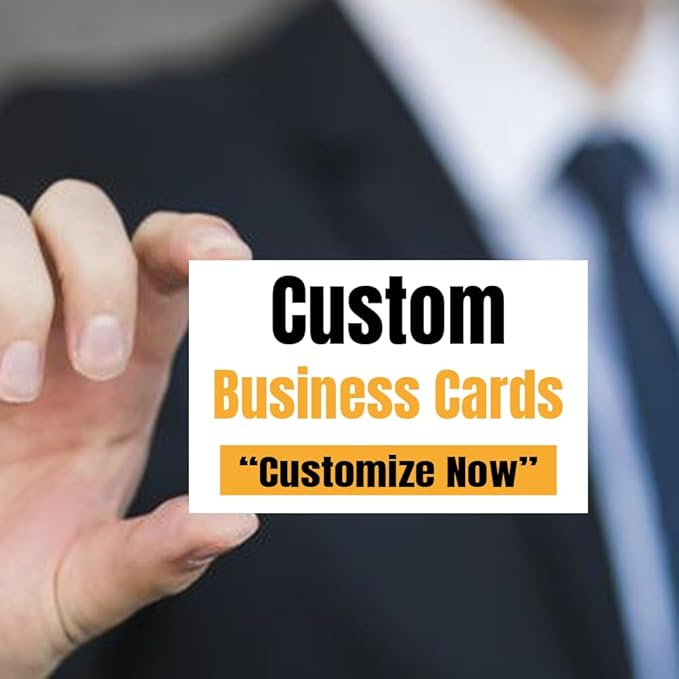 200Pcs Custom Business Cards Add Photo/LOGO/Text Personalized Business Cards - Image 5