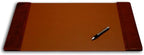 DACASSO Leather Desk Pad with Side Rails by Dacasso