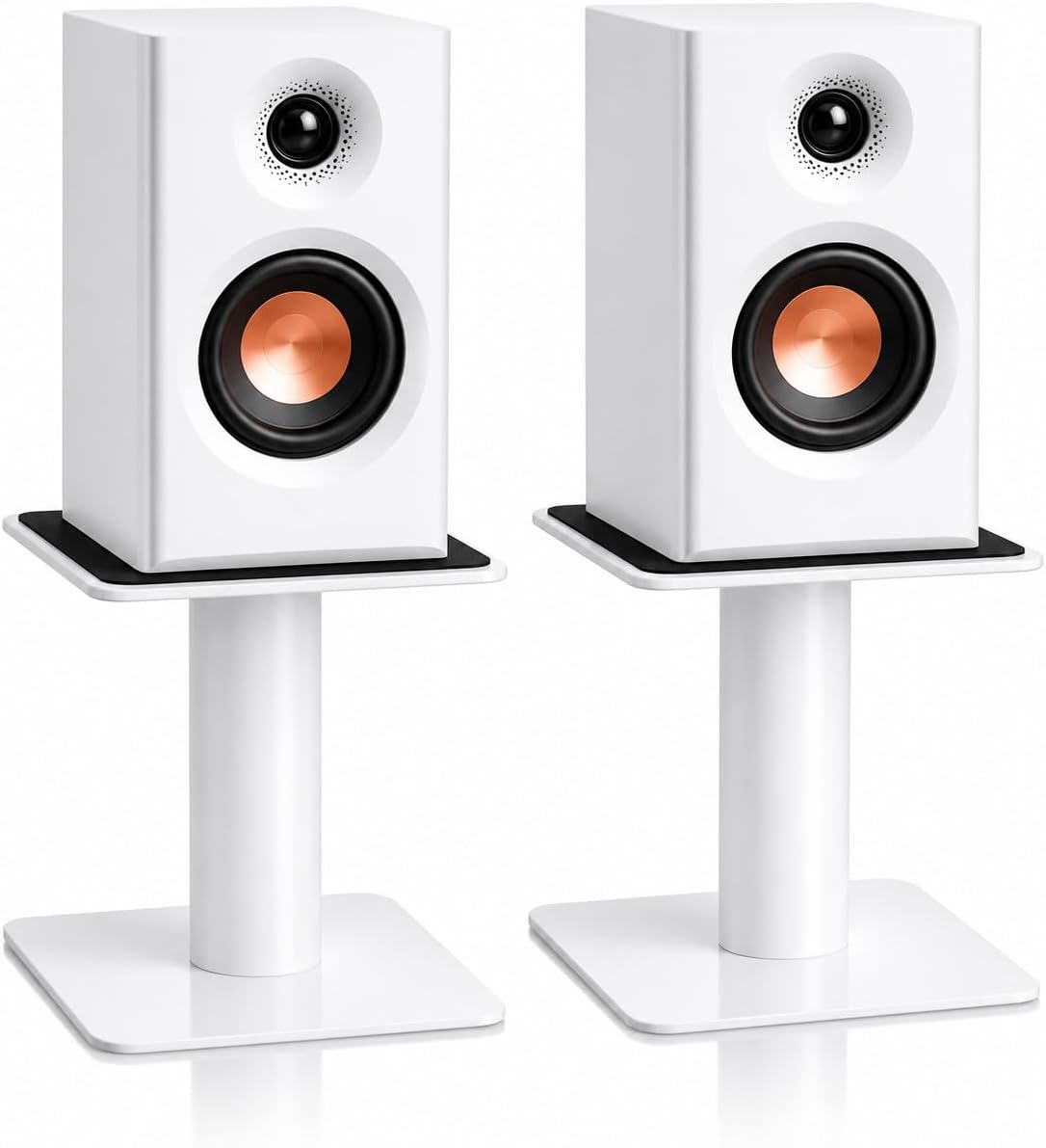 Desktop Speaker Stands Pair for 5-8 Inch Studio Monitors & Bookshelf Spea...