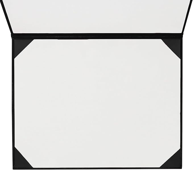 GraduationMall 11"x14" Smooth Padded Diploma Cover Certificate Holder Black - Image 4