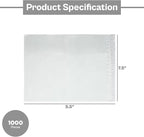 PSBM 1000 PCS 7.5 x 5.5 Inch Clear Blank Packing List Envelopes, Shipping - Image 3