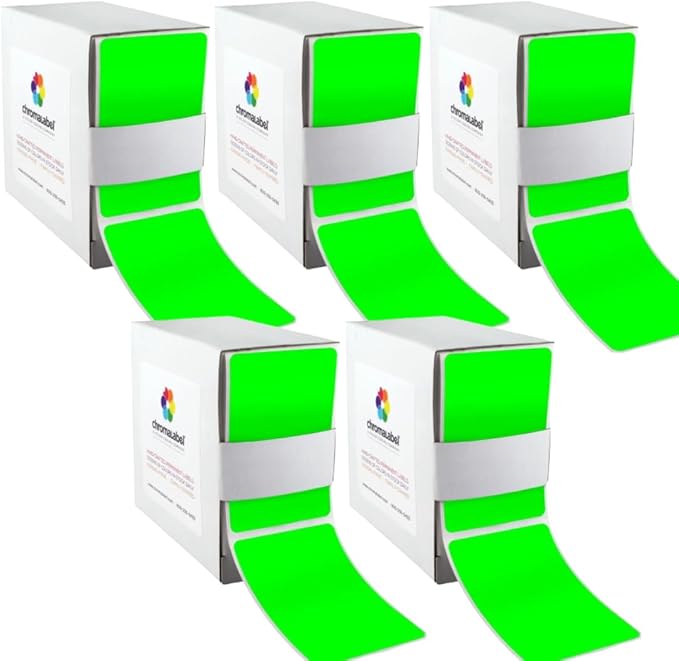 ChromaLabel 2 x 3 Inch Rectangle Labels by ChromaLabel