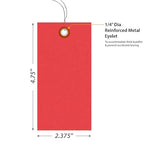 SmartSign Blank Red Shipping Tags - Image 4