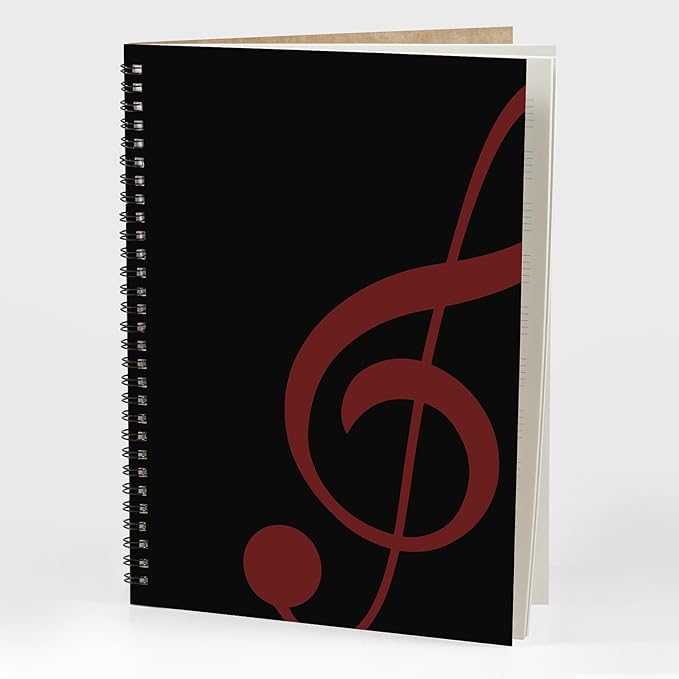 MAXCURY Blank Sheet Music Composition Manuscript Staff Paper Art Music Notebook - Image 7
