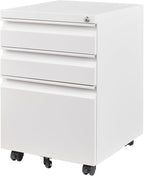 Letaya 3 Drawer Mobile File Cabinet by LetayaMetalCabinets