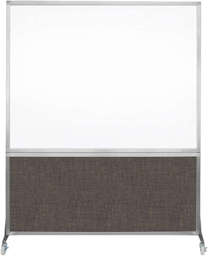 DivideWrite Mobile Whiteboard | Double Sided Dry Erase Board | Portable Office by VERSARE