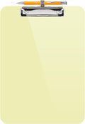 Sooez Plastic Clipboard with Pen Holder, Clip Boards 8.5x11 with Low Profile by Sooez
