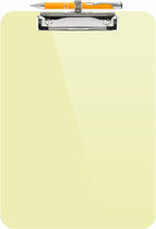 Sooez Plastic Clipboard with Pen Holder, Clip Boards 8.5x11 with Low Profile by Sooez