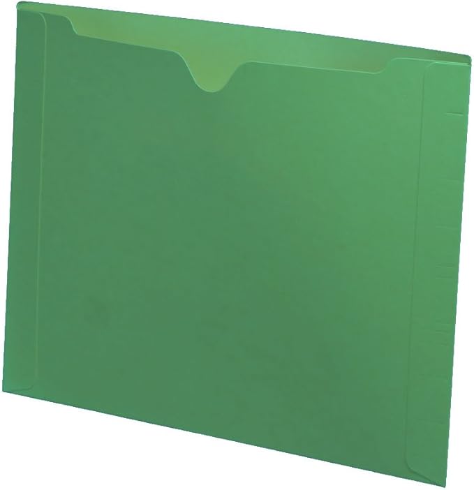 11 pt Green Color Jacket, Letter Size, Dental Style by Ecom+Folders