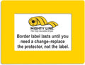 Mighty Line Shield Clear Label Protector Cover Sleeves