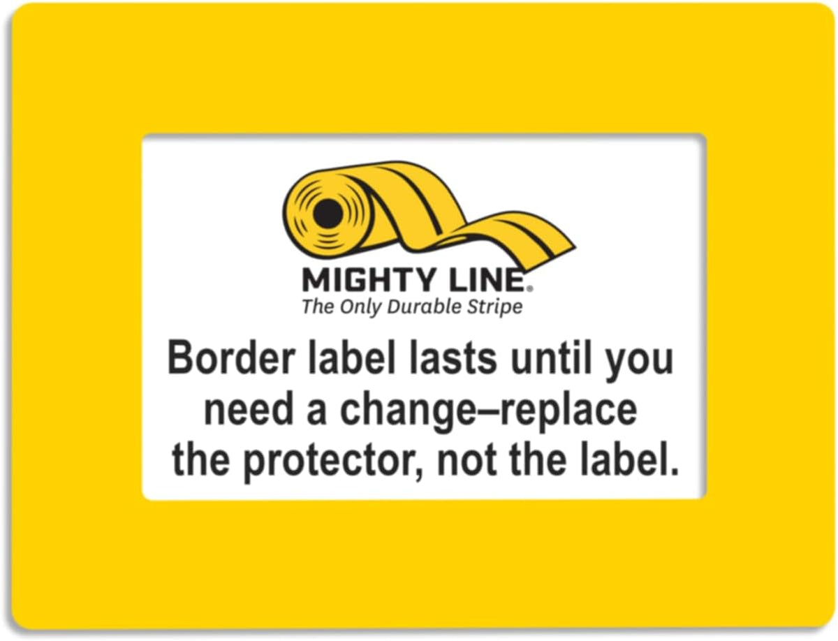 Mighty Line Shield Clear Label Protector Cover Sleeves