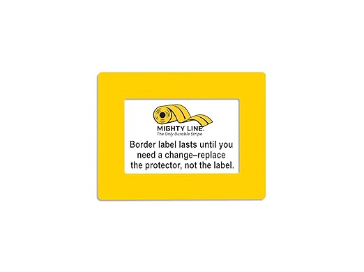 Mighty Line Shield Clear Label Protector Cover Sleeves by MightyLine
