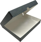 Lineco, 9x12 Gray Clamshell Archival Folio Storage Box, 1.75 Depth, by Lineco