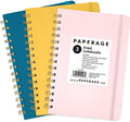 PAPERAGE Lined Spiral Journal Notebook, 3 Pack, 160 Pages, Medium 5.5 inches x by PAPERAGE