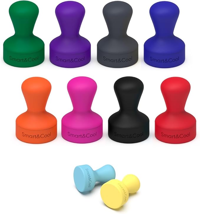 SMART&COOL Silicone Anti Scratch Push Pin Refrigerator Magnets, Thumbtack by SMARTCOOL