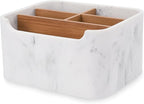 SZYRL Desk Organizer, Marble Remote Holder by SZYRL