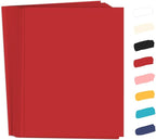 50 Pack Red Cardstock 8.5 x 11 65lb Printer Paper, Goefun Red Card Stock Paper by Goefun