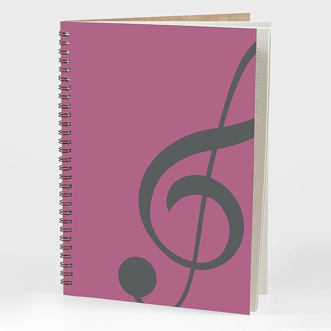 MAXCURY Blank Sheet Music Composition Manuscript Staff Paper Art Music Notebook - Image 6