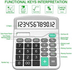 Solar & AA Battery Dual Power Electronic Calculator - Image 2