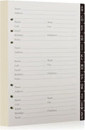 Happyaokeland Address Book Refill Pages 648 Contacts Durable Dividers by Happyaokeland
