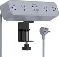 PD30W Desk Clamp Power Strip, Desktop Mount Surge Protector, Fast Charging by Mifaso