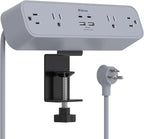 PD30W Desk Clamp Power Strip, Desktop Mount Surge Protector, Fast Charging by Mifaso