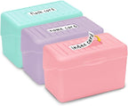 H4D Index Card Holder 3x5, Index Card Box Organizer Case, 3x5 Flash Note Card by H4D