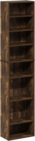 Furinno Indo DVD Shelf, 8-Tier CD Rack, Media Shelf by Furinno-FitsYourSpaceFitsYourBudget