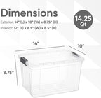 Superio Clear Storage Boxes - Image 3