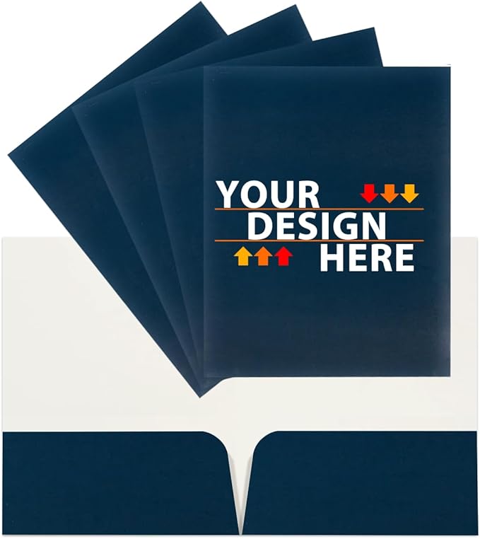JAM PAPER Custom Printed Semi-Gloss Folders by JAMPaper