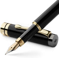 Wordsworth & Black Fountain Pen Set, Luxury Bamboo Wood