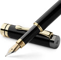 Wordsworth & Black Fountain Pen Set, Luxury Bamboo Wood by WordsworthBlack