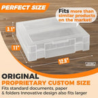art and craft organizers and storage case – showing dimensions