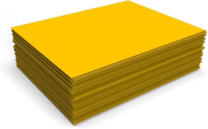 LUXPaper 8.5" x 11" Paper | Letter Size | Sunflower Yellow | 80lb. Text | 500 - Image 4