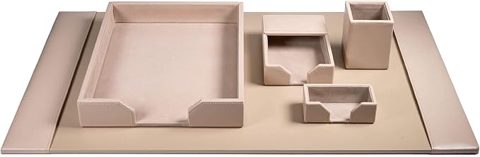 DACASSO Bonded Leather Desk Set - Image 5