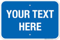 Personalized Custom Blue Background Customize