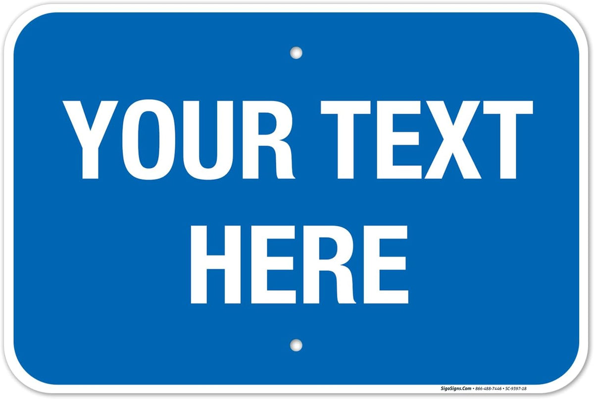 Personalized Custom Blue Background Customize