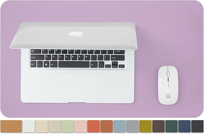 Cork Desk Mat - Small Dual-Sided Desk Pad by HOMIEAZICOZI