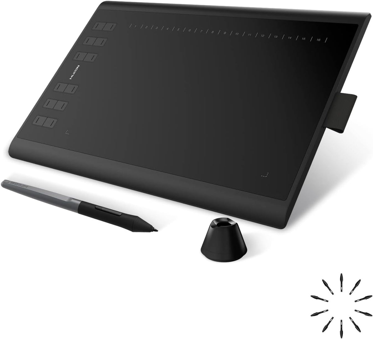 huion inspiroy h1060p graphics drawing tablet, 10 x, main product view