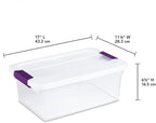 Sterilite 36-Pack 15 Quart Clearview Latch Box, Stackable Organizer Bins - Image 3