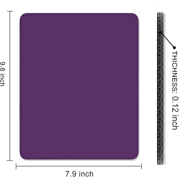 Auhoahsil Mouse Pad, 12 x 10 Inch Square Mousepad, 3mm Thick Rubber Mouse Mat - Image 7
