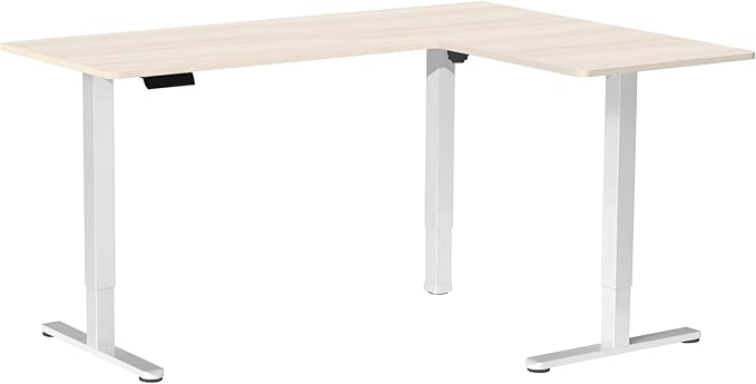 VIVO Electric Corner 63 x 47 inch L-Shaped Standing Desk, Memory Height - Image 9