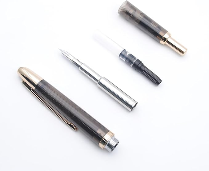 JINHAO 20 Press Fountain Pen, Retractable Capless Resin Pen - Image 4