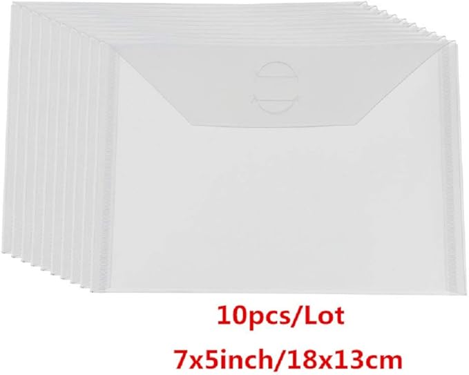 Large Stamp & Die Storage Pockets Resealable Clear Plastic Seal Bags Storage - Image 6