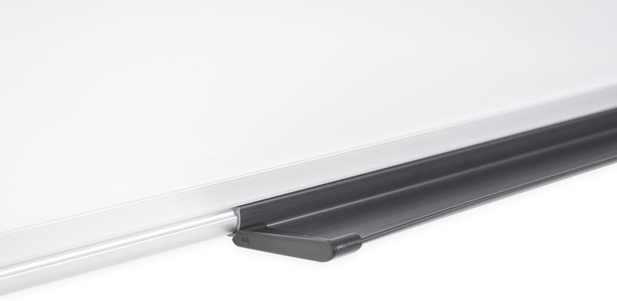 MasterVision Maya Series Double Sided Melamine Dry Erase White Board with Sna...