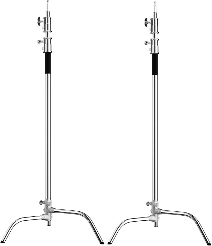2 Pack Photography C Stand: 100% Stainless Steel by Takerers