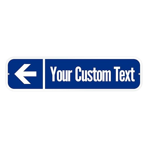 SmartSign Customize Your Own Blue Street Sign by SmartSign