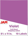 JAM PAPER Full Sheet Shipping Labels by JAMPaper